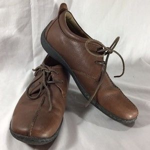 BORN Womens Oxfords 9.5 M/W  Brown Leather Split Toe Comfort Shoes Model W6244